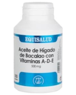 ACEITE HIGADO DE BACALAO con VIT. A, D y E 180cap. – Equisalud