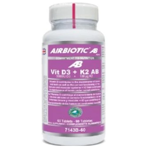 Airbiotic- VIT D3 + K2 60comp.