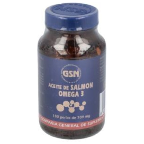 Gsn- SALMON+OMEGA 3+VIT.E 180perlas 500 Mg.