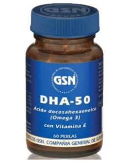 DHA 50 (omega 3 500mg.) 60perlas – Gsn