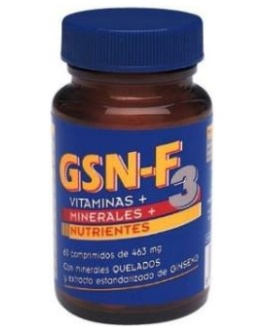 GSN-F3 VIT. Y MIN. NUTRIENTES 60Comp. 660Mg. – Gsn