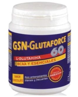 GLUTAFORCE 60 (glutamina+BCAA+esenciales) 240grs. – Gsn