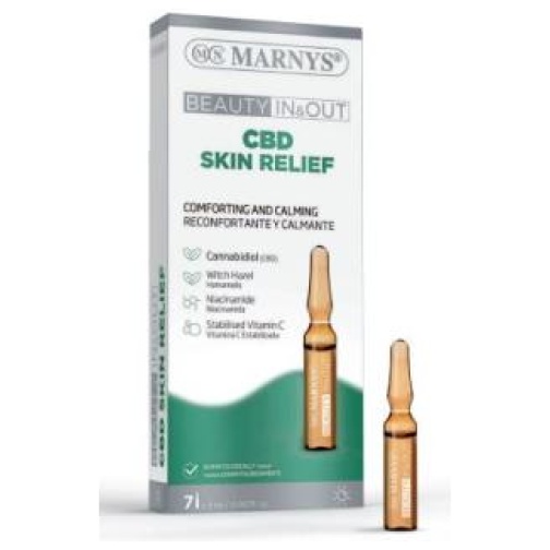 Marnys- BEAUTY IN & OUT cbd skin relief 7amp.