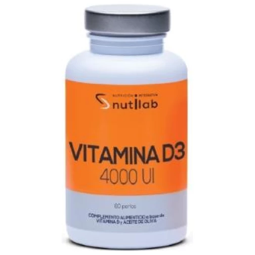 Nutilab- VITAMINA D3 4000UI 60perlas