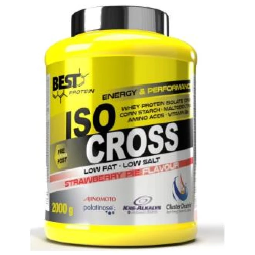 Best Protein- ISO CROSS tarta fresa 2000gr.