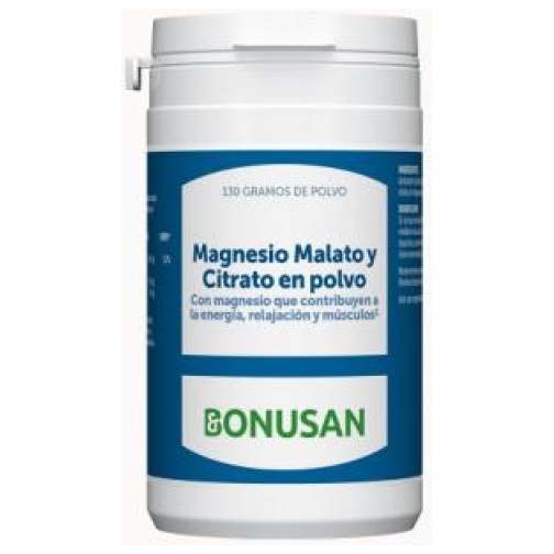 Bonusan- MAGNESIO MALATO Y CITRATO polvo 130gr.