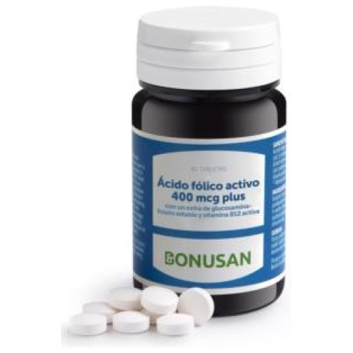 Bonusan- ACIDO FOLICO activo 400mcg. plus 90comp.