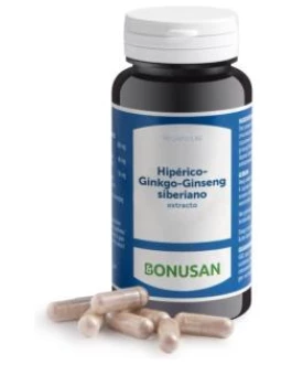 HIPERICO-GINKGO-GINSENG SIBERIANO extracto 90vcap. – Bonusan