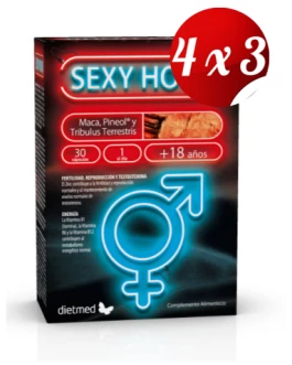 Pack 4×3 uds Sexy Hour 30 Capsulas De Dietmed