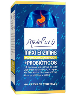 Maxi enzimas + probióticos 40 cap